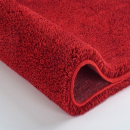 Πατάκι Μπάνιου Relax 5405 Round Ruby Red Kleine Wolke 60X60 Acrylic