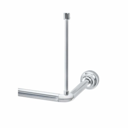 Στήριγμα Οροφής Γωνιακού Βραχίονα Νο 21 Chrome Grekon Αλουμίνιο