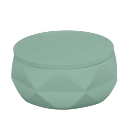 Βάζο Για Βαμβάκι Crackle Jar 10,5x6cm Maledivia Kleine Wolke Πολυρεσίνη