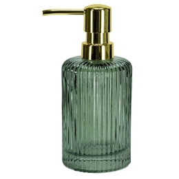 Δοχείο Κρεμοσάπουνου Antoinette 8034 7,2x16,5cm Olive Kleine Wolke Γυαλί