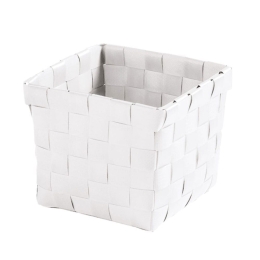Καλάθι Αποθήκευσης Brava S 11,5x10x11,5cm White Kleine Wolke Πολυπροπυλένιο