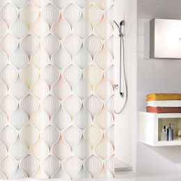 Κουρτίνα Μπάνιου Magic 5963 Multicolor Kleine Wolke 180Πx180Υ 180x180cm Πολυέστερ