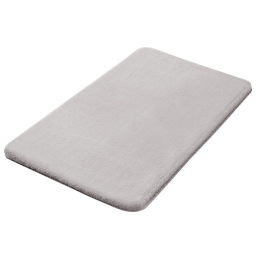 Πατάκι Μπάνιου Cony Silver Grey Kleine Wolke 55Χ65 Πολυέστερ