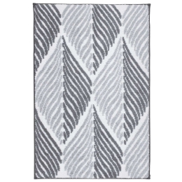 Πατάκι Μπάνιου Leaf 9137 Anthracite Kleine Wolke 70X120 70x120cm 100% Βαμβάκι