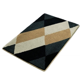 Πατάκι Μπάνιου Ayana Black Kleine Wolke 55Χ65 Polyacrylic