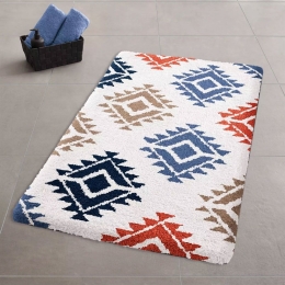 Πατάκι Μπάνιου Luana Polar White Kleine Wolke 60 x 90 Polyacrylic