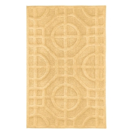 Πατάκι Μπάνιου Mosaic Yellow Kleine Wolke 60X90 100% Βαμβάκι
