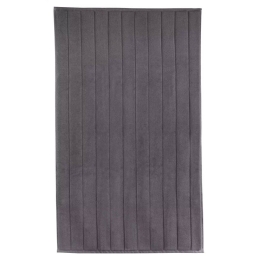 Πατάκι Μπάνιου Πετσετέ Strada Slate Grey Kleine Wolke 60x100cm 100% Βαμβάκι