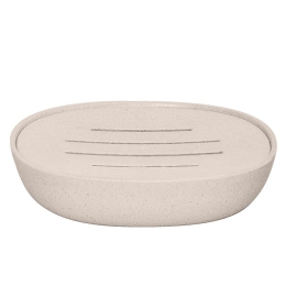 Σαπουνοθήκη Belgrano 11x2,2cm Sandbeige Kleine Wolke Bamboo,Πολυπροπυλένιο