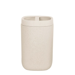 Ποτηροθήκη Belgrano 7,6x11,4cm Sandbeige Kleine Wolke Bamboo,Πολυπροπυλένιο