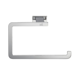 Κρεμάστρα Πετσέτας Meo 23x15x6,3cm Silver Kleine Wolke Ορείχαλκος, Ατσάλι