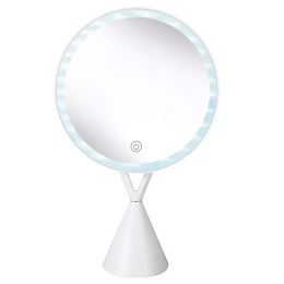 Καθρέπτης Επιτραπέζιος Φωτιζόμενος Lady Mirror 9x21x34cm White Kleine Wolke Γυαλί,ABS