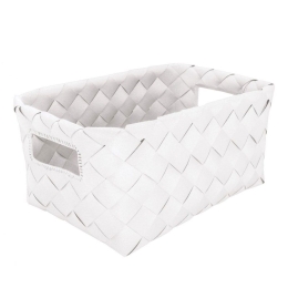 Καλάθι Αποθήκευσης Aspera M 18,5x12x28cm White Kleine Wolke Πολυαιθυλένιο