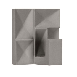 Κρεμάστρα Μπάνιου Brinkle 5x5cm Platinum Kleine Wolke Πολυρεσίνη