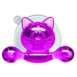 Κρεμάστρα Μπάνιου Crazy Hooks Kitty Kate 5,3x3,6cm Cassis Kleine Wolke Θερμοπλαστικό