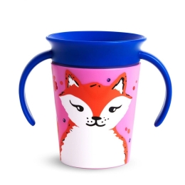 Ποτήρι Παιδικό Miracle Trainer Cup 177ml Fox Pink Munchkin 177ml Πλαστικό