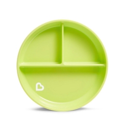 Πιάτο Βρεφικό Με Βεντούζα Suction Plate 11213 Green Munchkin 1 τμχ Πλαστικό