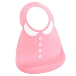 Σαλιάρα Σιλικόνης Peter Pan Pink Make My Day Σιλικόνη