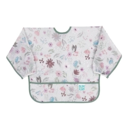 Σαλιάρα Με Μανίκια Floral 35x33 Multi Bumkins Πολυέστερ
