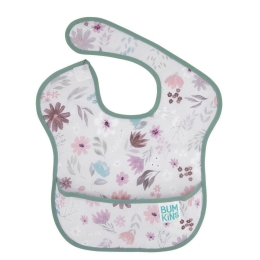 Σαλιάρα Superbib Floral 25x22,8cm Multi Bumkins Πολυέστερ