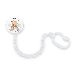 Αλυσίδα Πιπίλας Disney Winnie 10751372 White Nuk Πλαστικό