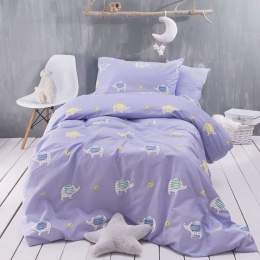 Κουβερλί Wooly Σετ 2τμχ. Green Ρυθμός Ημίδιπλο 160x240cm 100% Βαμβάκι
