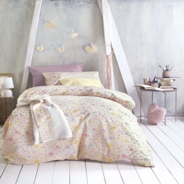 Κουβερλί Σετ 2τμχ Symbol Glow Pink Ρυθμός Ημίδιπλο 160x240cm 100% Βαμβάκι