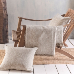Ριχτάρι Diamont 01 Beige Ρυθμός Τετραθέσιο 180x330cm 100% Βαμβάκι