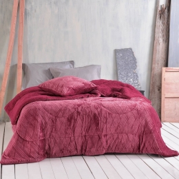 Μαξιλαροθήκη Διακοσμητική Lotus Bordo Ρυθμός 50Χ50 Jacquard