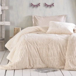 Μαξιλαροθήκη Διακοσμητική Shabby Ecru Ρυθμός 50Χ50 Jacquard
