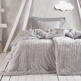 Μαξιλαροθήκη Διακοσμητική Shabby Grey Ρυθμός 50Χ50 Jacquard