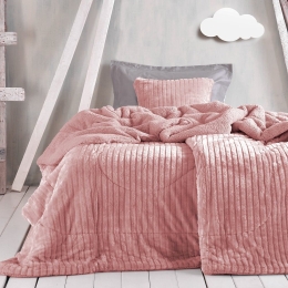 Μαξιλαροθήκη Διακοσμητική Shabby Pink Ρυθμός 50Χ50 Jacquard