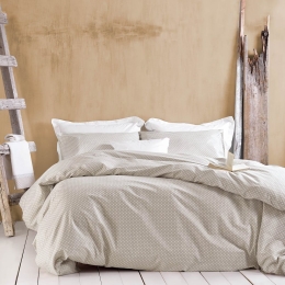 Σεντόνια Symbol Pixie (Σετ 4τμχ) Beige Ρυθμός Υπέρδιπλο 230x270cm 100% Βαμβάκι