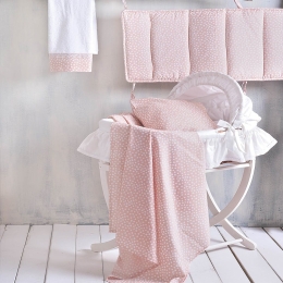 Σεντόνια Βρεφικά (Σετ 3τμχ) Cute Pink Ρυθμός Κούνιας 120x160cm 100% Βαμβάκι