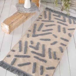 Χαλάκι Mojave Grey Ρυθμός 80X80cm Round