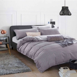Κουβερλί Marinelli (Σετ 3τμχ) Grey Ρυθμός Υπέρδιπλο 220x240cm 100% Βαμβακοσατέν