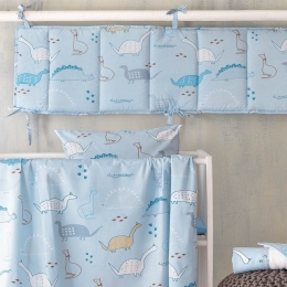 Πάπλωμα Βρεφικό Stomp Light Blue Ρυθμός 110x150cm 100% Βαμβάκι