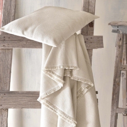 Ριχτάρι Gallup Ecru-Beige Ρυθμός Διθέσιο 180x240cm Βαμβάκι-Πολυέστερ