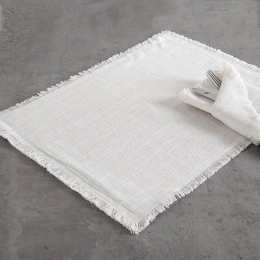 Σουπλά Merit Off White Ρυθμός 35x50cm 100% Βαμβάκι