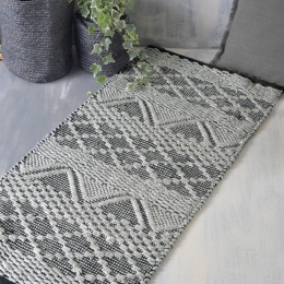 Χαλάκι Kesi Grey Ρυθμός 70X140cm