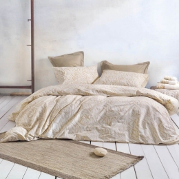 Πάπλωμα Austin (Σετ 2τμχ) Beige Ρυθμός Ημίδιπλο 160x240cm 100% Βαμβάκι