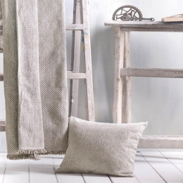 Ριχτάρι Tempe Beige Ρυθμός Τετραθέσιο 180x330cm Chenille,Βαμβάκι,Polyester