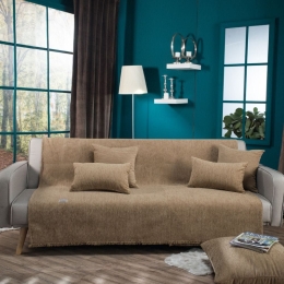 Ριχτάρι Solid 308 Mocca Teoran Διθέσιο 180x250cm Βαμβάκι-Πολυέστερ