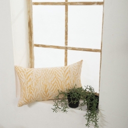 Μαξιλάρι Διακοσμητικό (Με Γέμιση) Vicenza 14 Yellow Teoran 30X50 Βαμβάκι-Πολυέστερ