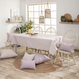 Τραπεζομάντηλο Guensa 07 Lila Teoran 140Χ220 Βαμβάκι-Πολυέστερ