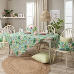 Τραπεζομάντηλο Morella Multi Teoran 135X180cm Βαμβάκι-Πολυέστερ