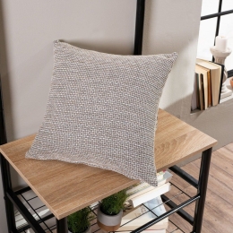 Μαξιλαροθήκη Διακοσμητική Minessota 01 Ecru Teoran 43X43 Ακρυλικό,Βαμβάκι, Polyester