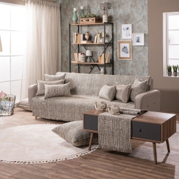 Ριχτάρι Sacramento 03 Elephant Teoran Διθέσιο 180x250cm Ακρυλικό,Βαμβάκι, Polyester