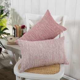 Μαξιλαροθήκη Διακοσμητική Ragusta 06 Pink Teoran 30X50 Βαμβάκι-Πολυέστερ