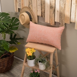 Μαξιλαροθήκη Διακοσμητική Savona 15 Pink Teoran 30X50 Βαμβάκι-Πολυέστερ